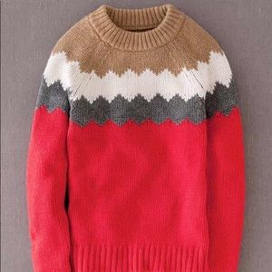 Boden Wool Chevron Sweater